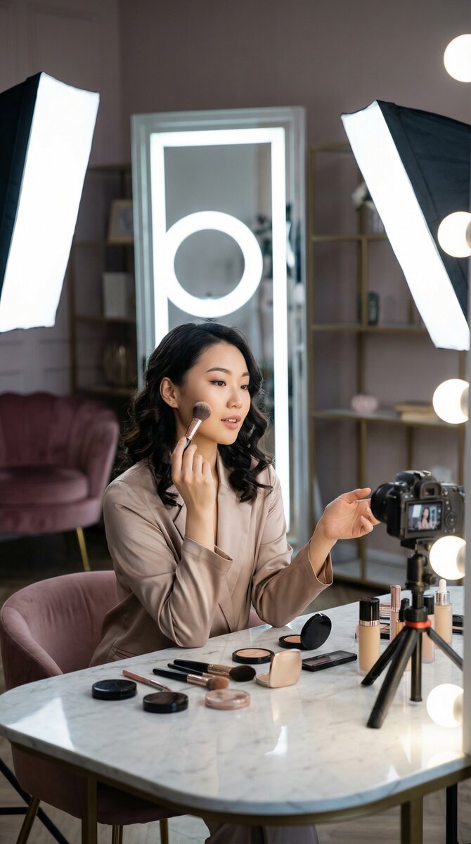 黄色仓库美妆视频